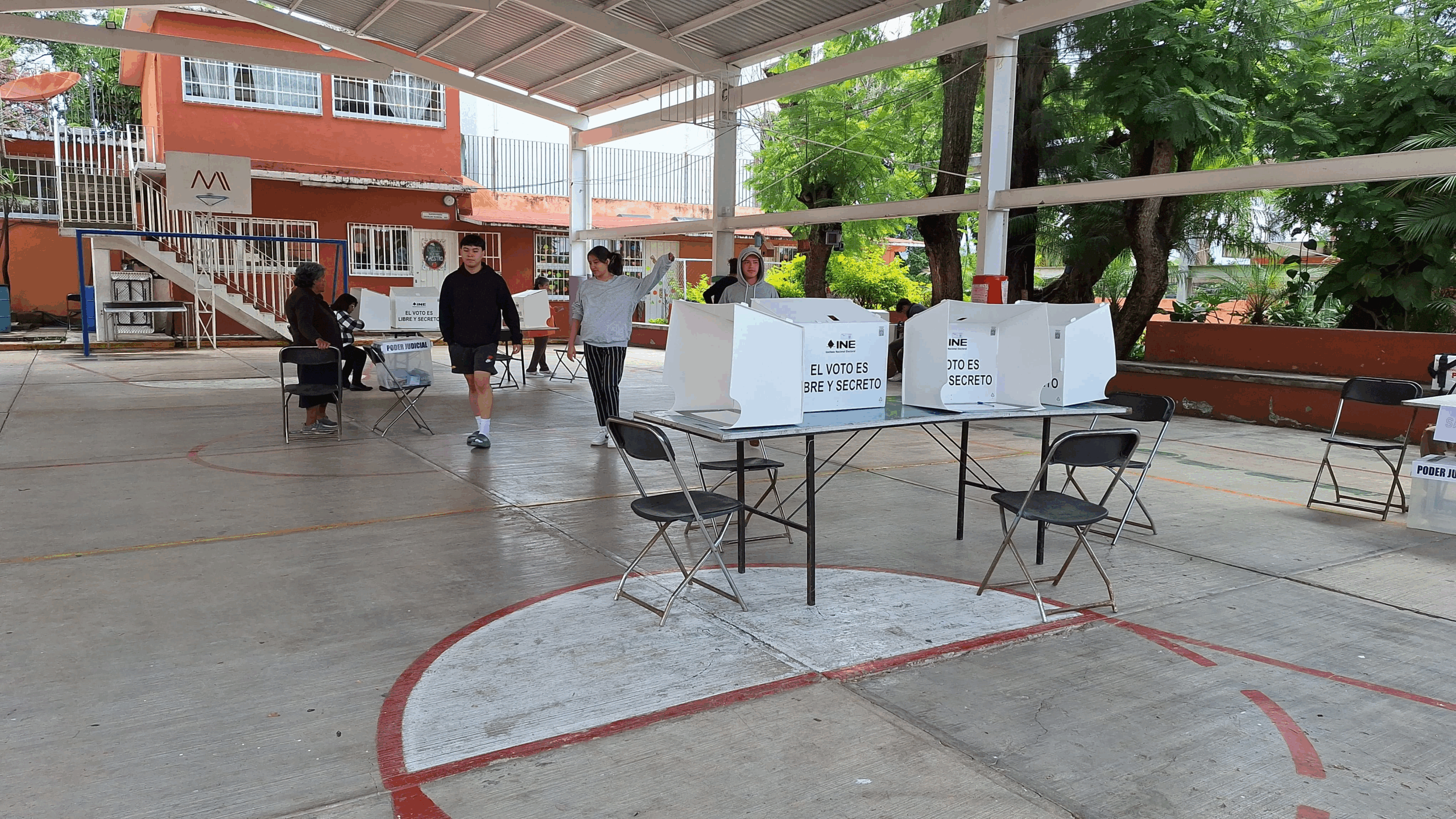 Baja participación de cuidados en votación judicial