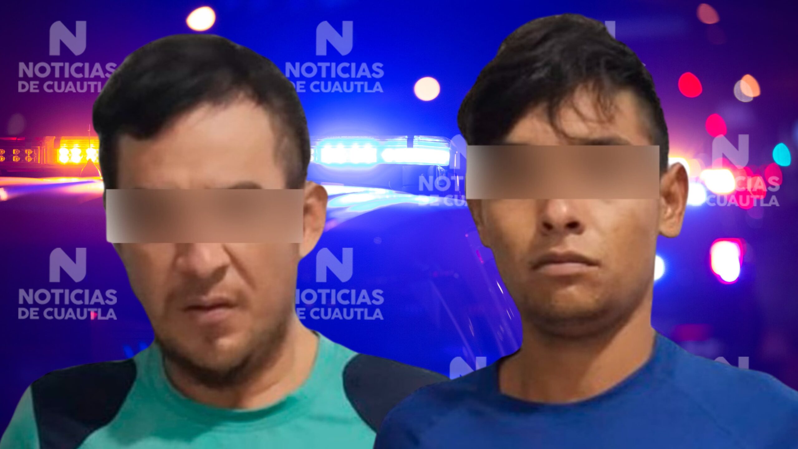 Aprehenden a dos hombres por el delito de robo a colegio Evolution en Cuautla