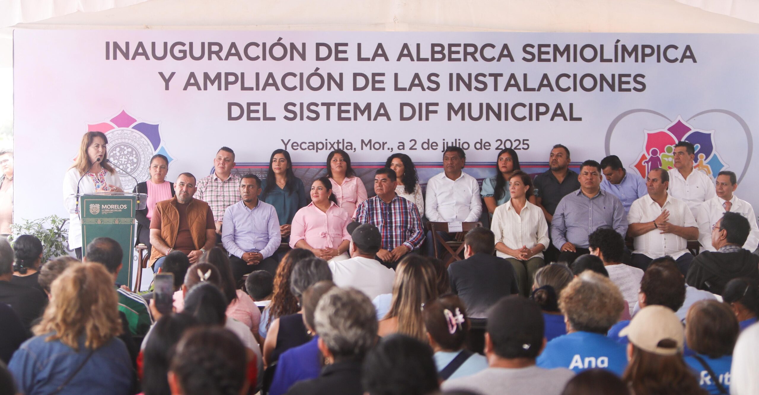Inauguran nueva alberca semi olímpica en Yecapixtla