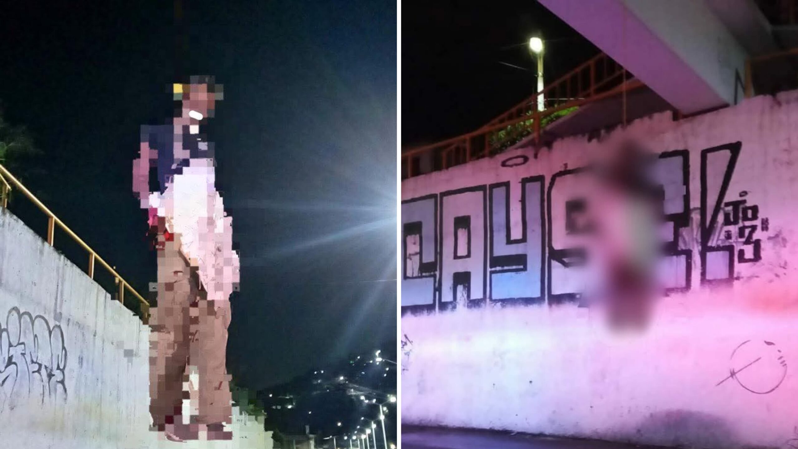 Encuentran Cuerpo Colgado en Puente de Temixco con Narcomensaje