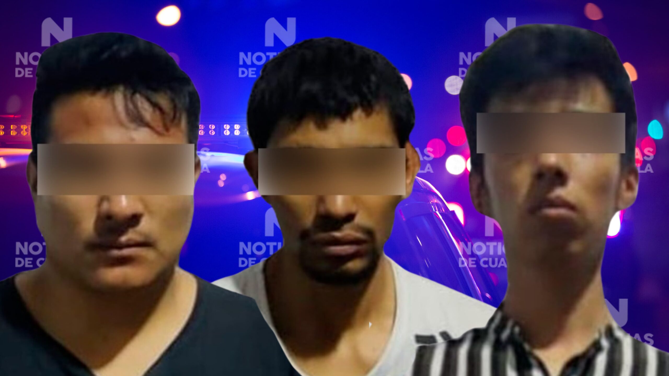 Aprehende AIC a tres hombres requeridos en CDMX por doble homicidio