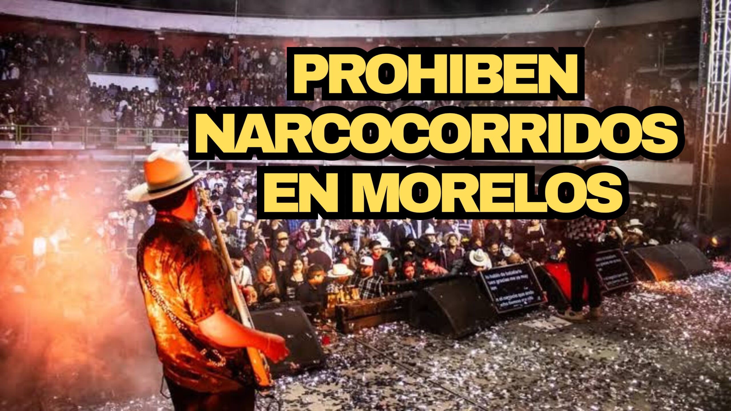 Prohiben narcocorridos y géneros que promuevan la violencia en conciertos en Morelos