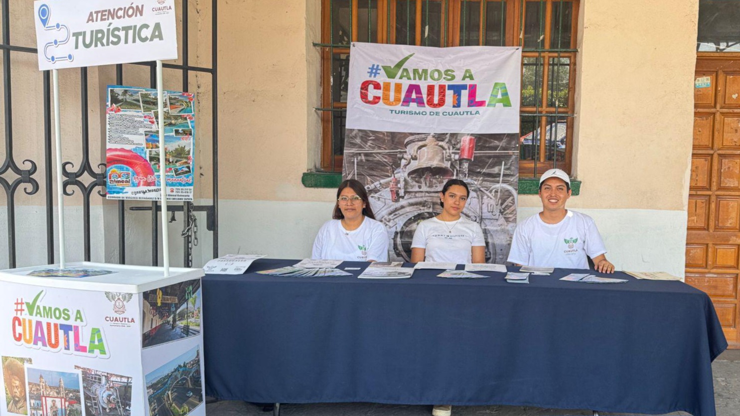 Instalan módulos de atención turística en Cuautla