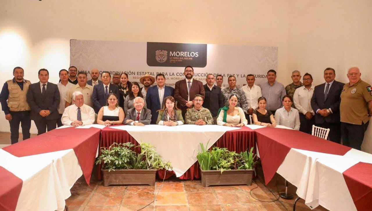 Participa Alcalde de Cuautla en mesa estatal para la construcción de la paz