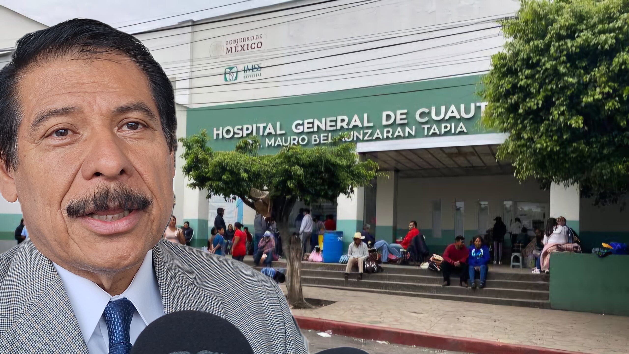 Hospital de Cuautla sigue con déficit de personal de salud