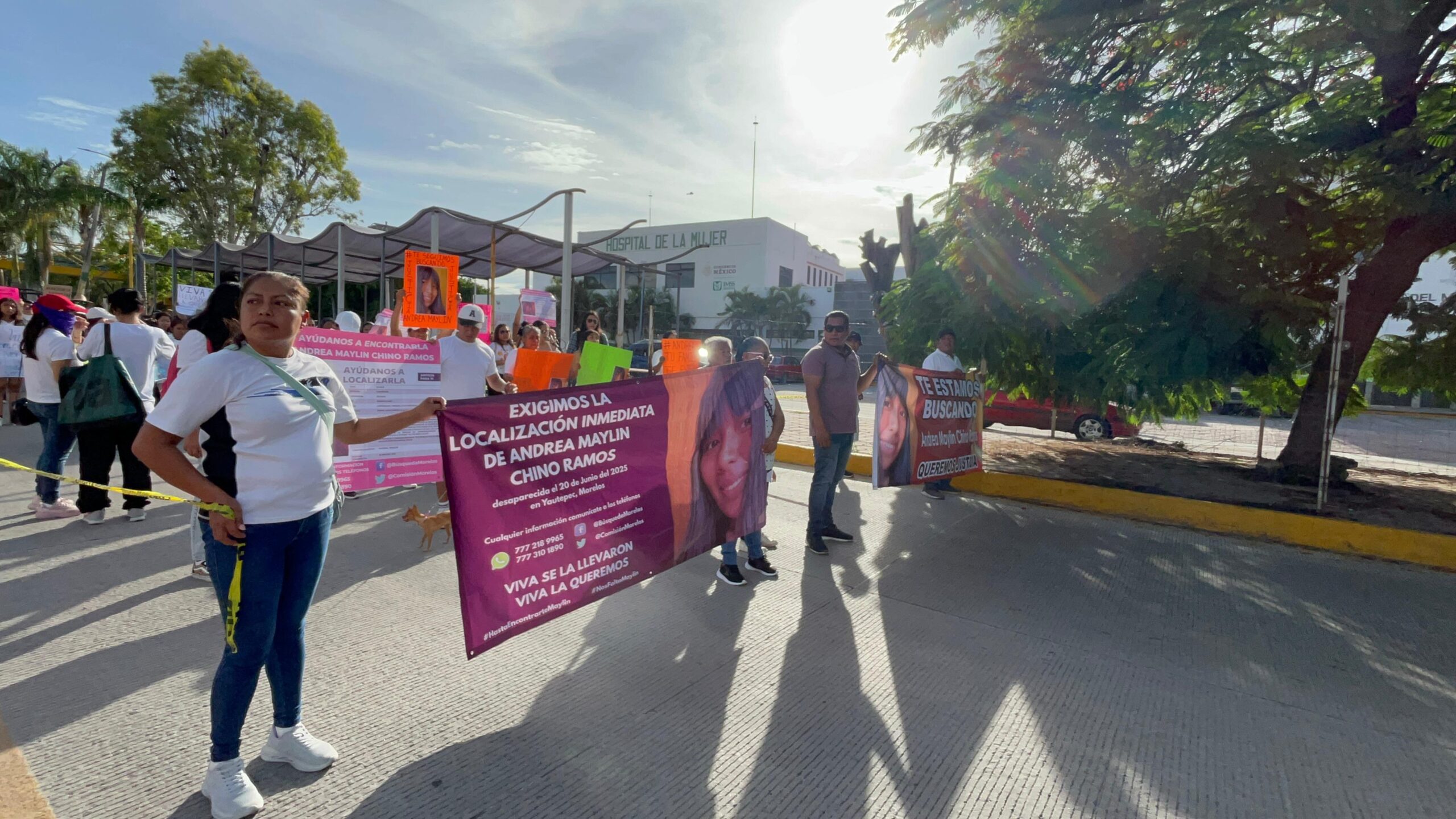 Marchan para exigir pronta localización de Maylin