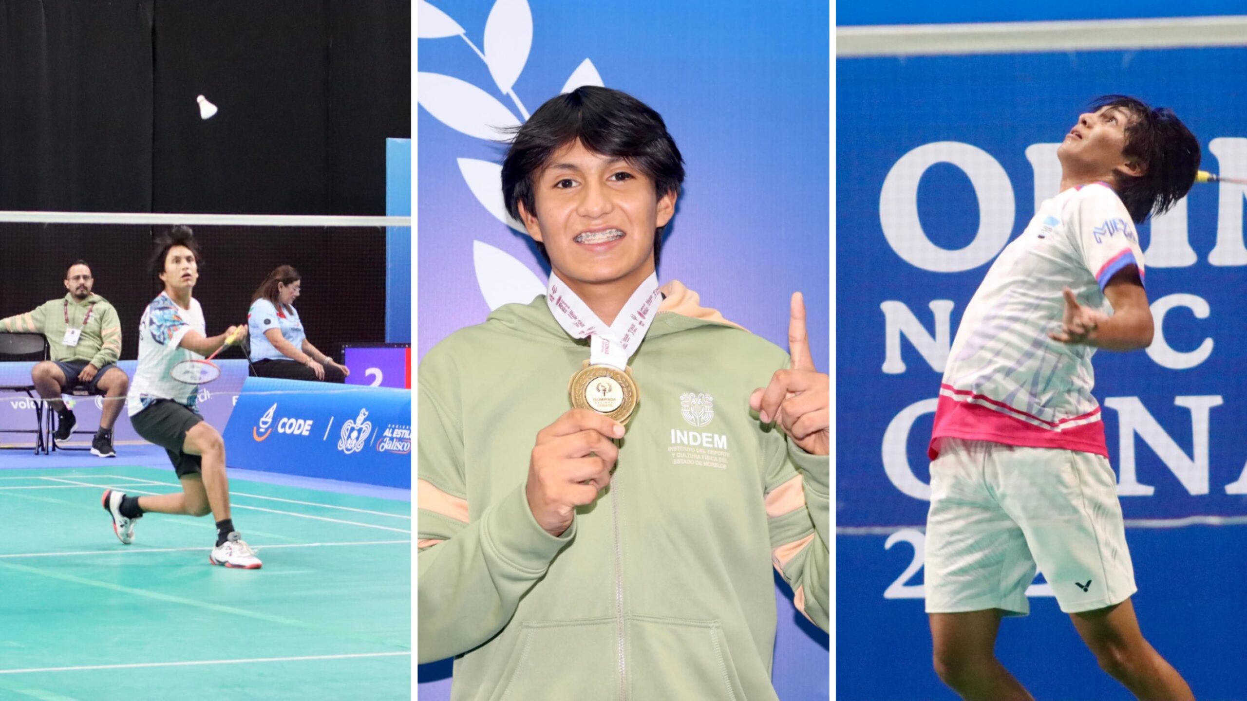 Se corona el morelense Emiliano Carrera campeón nacional de bádminton Conade 2025