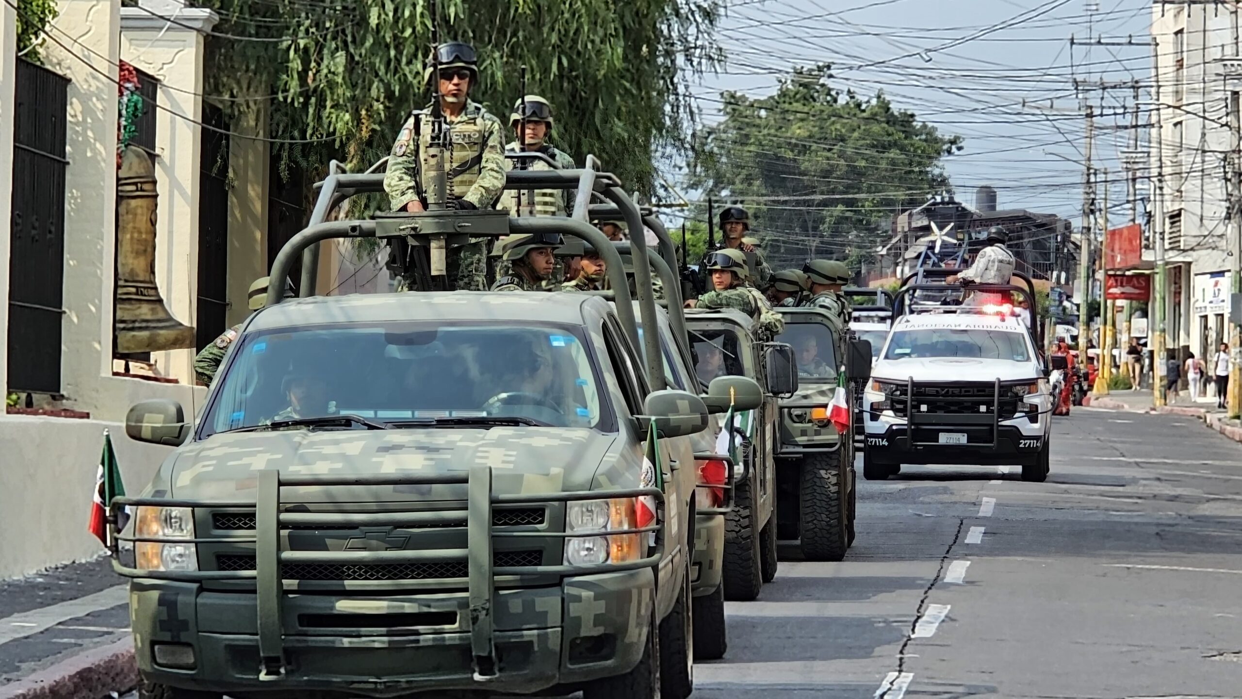 Ya se fueron los mil 200 elementos de la GN y SEDENA que buscaban la paz en Cuautla