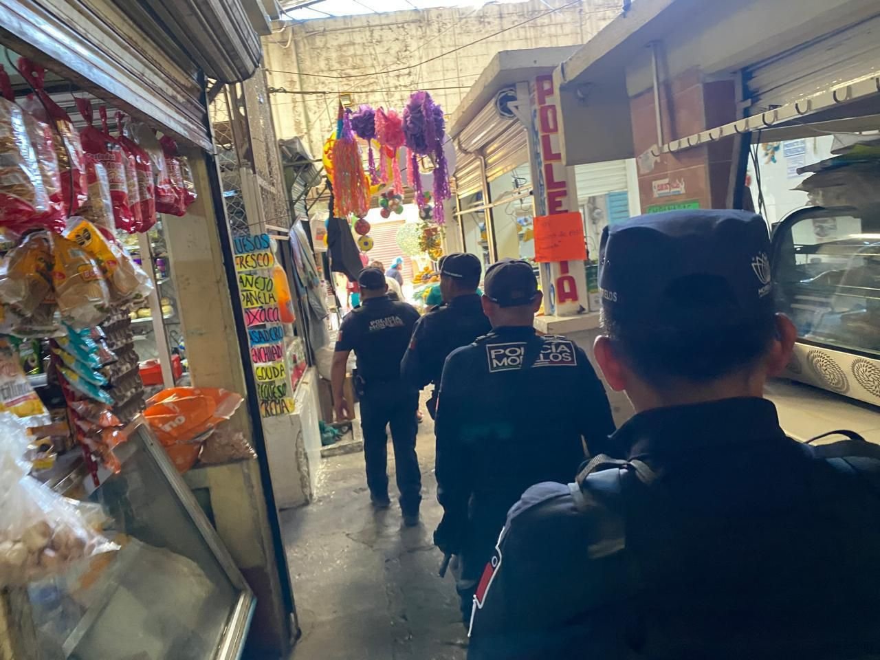 Policía preventiva de Cuautla mantiene vigilados mercados y centros comerciales