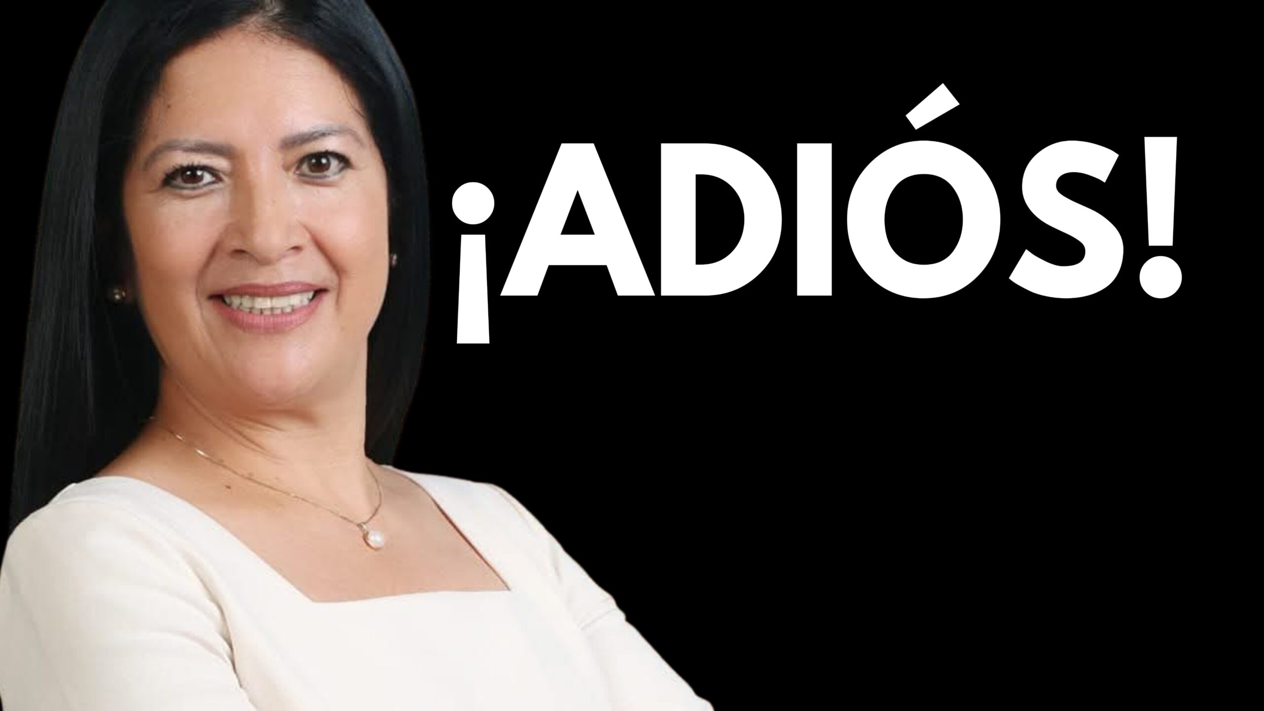 Sale Mirna Zavala del Gobierno de Margarita González