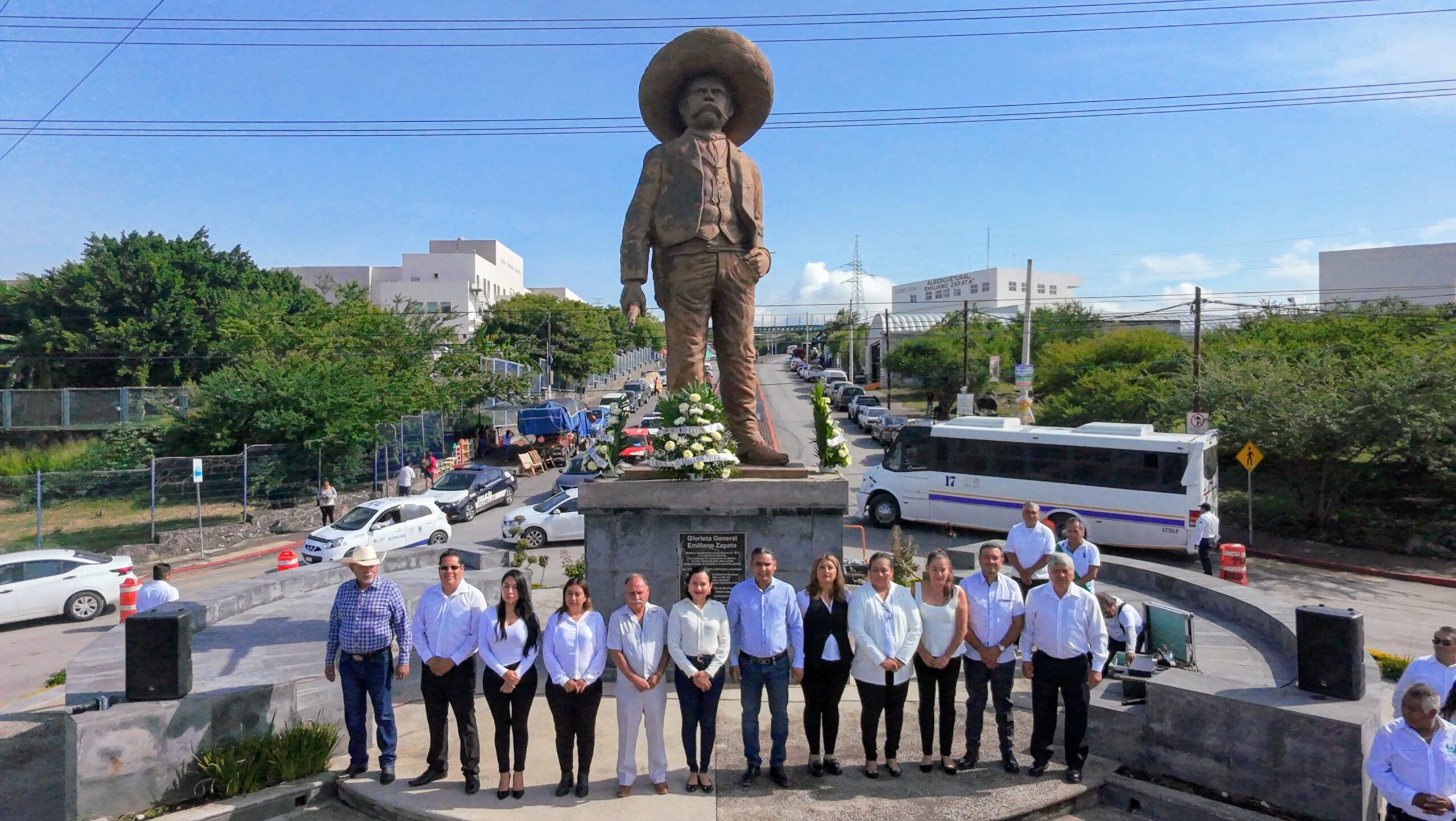 Conmemora Ayuntamiento de Emiliano Zapata el 146 aniversario del natalicio del Caudillo del Sur