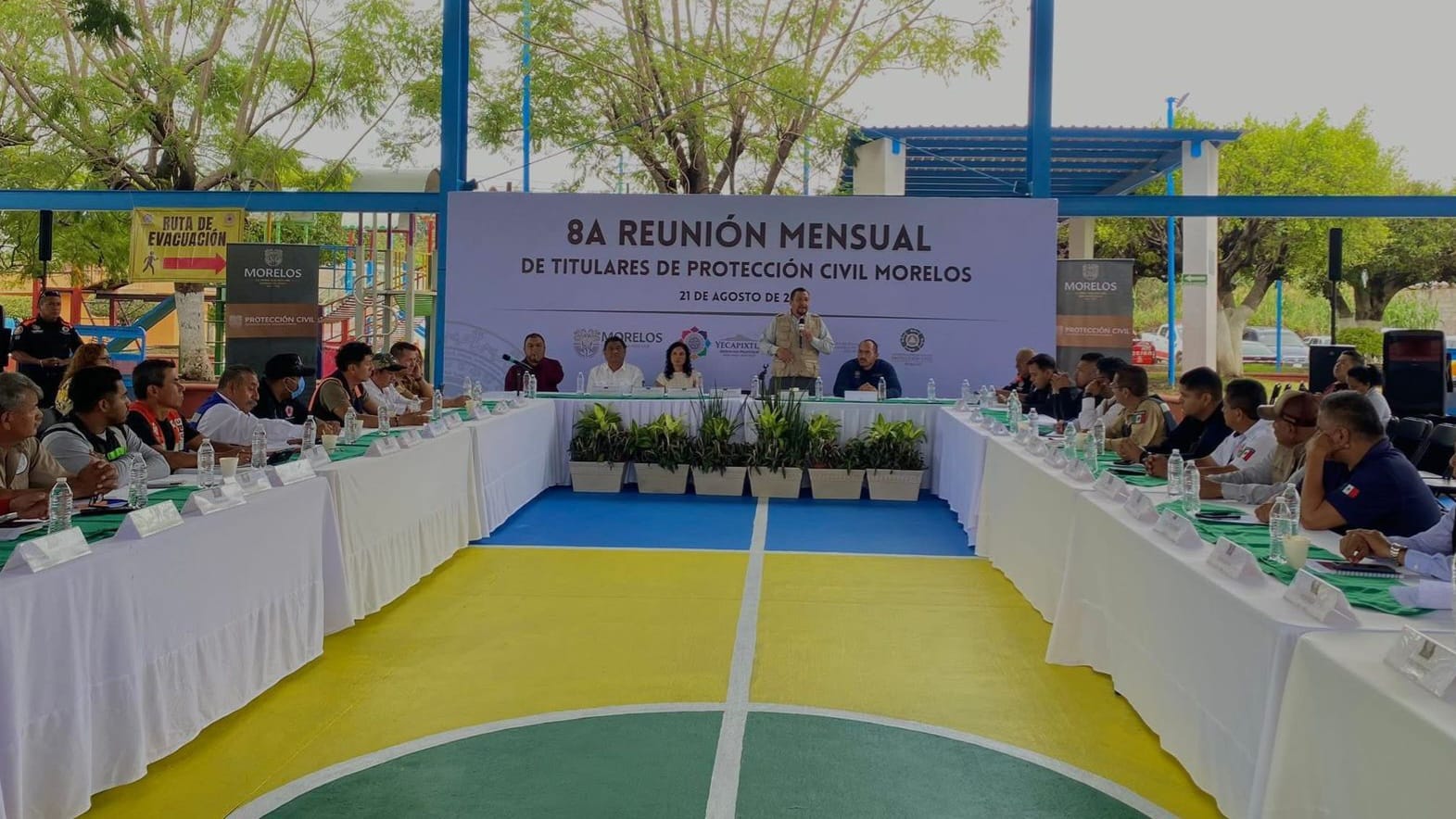 Yecapixtla, sede de la 8ª Reunión Mensual de Protección Civil en Morelos