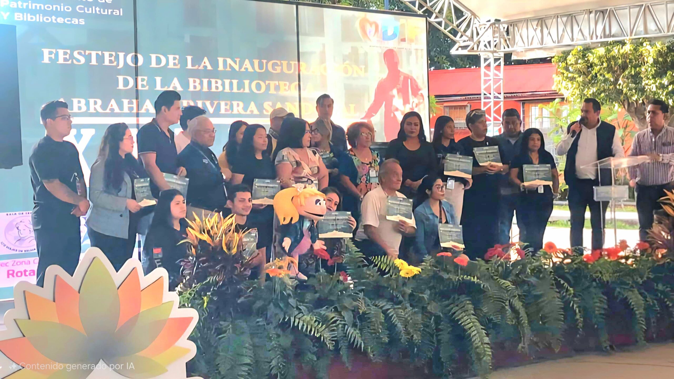 Conmemoran 38º aniversario de la biblioteca «Prof. Abraham Rivera Sandoval»