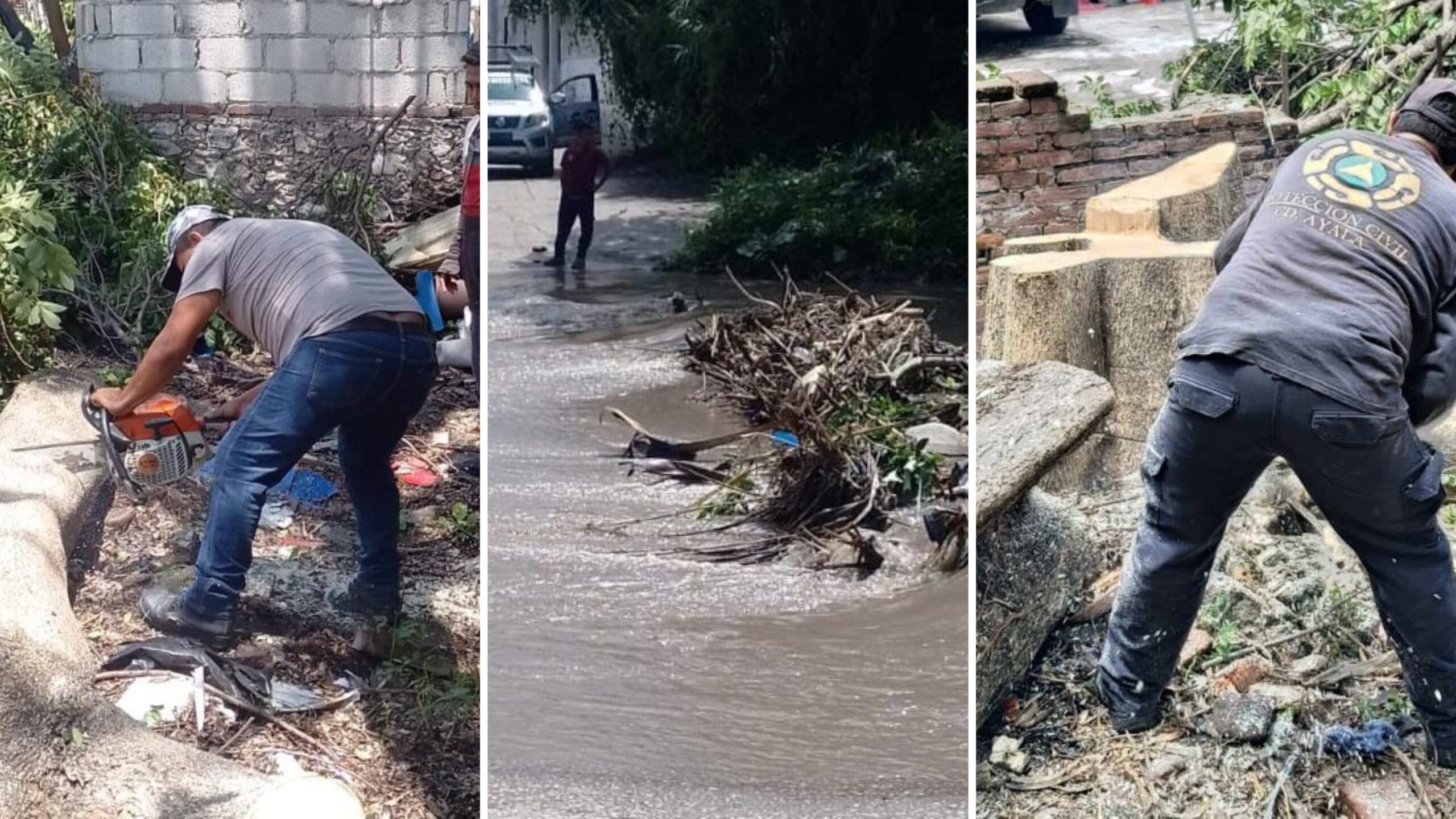 Sin afectaciones por lluvias en Ayala; acciones preventivas evitaron daños