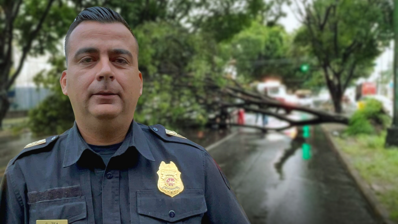 Llama Bomberos de Cuautla a reportar árboles y postes a punto de caer