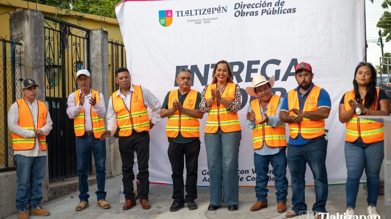 Encabeza Nancy Gómez entrega de drenaje en Santa Rosa 30