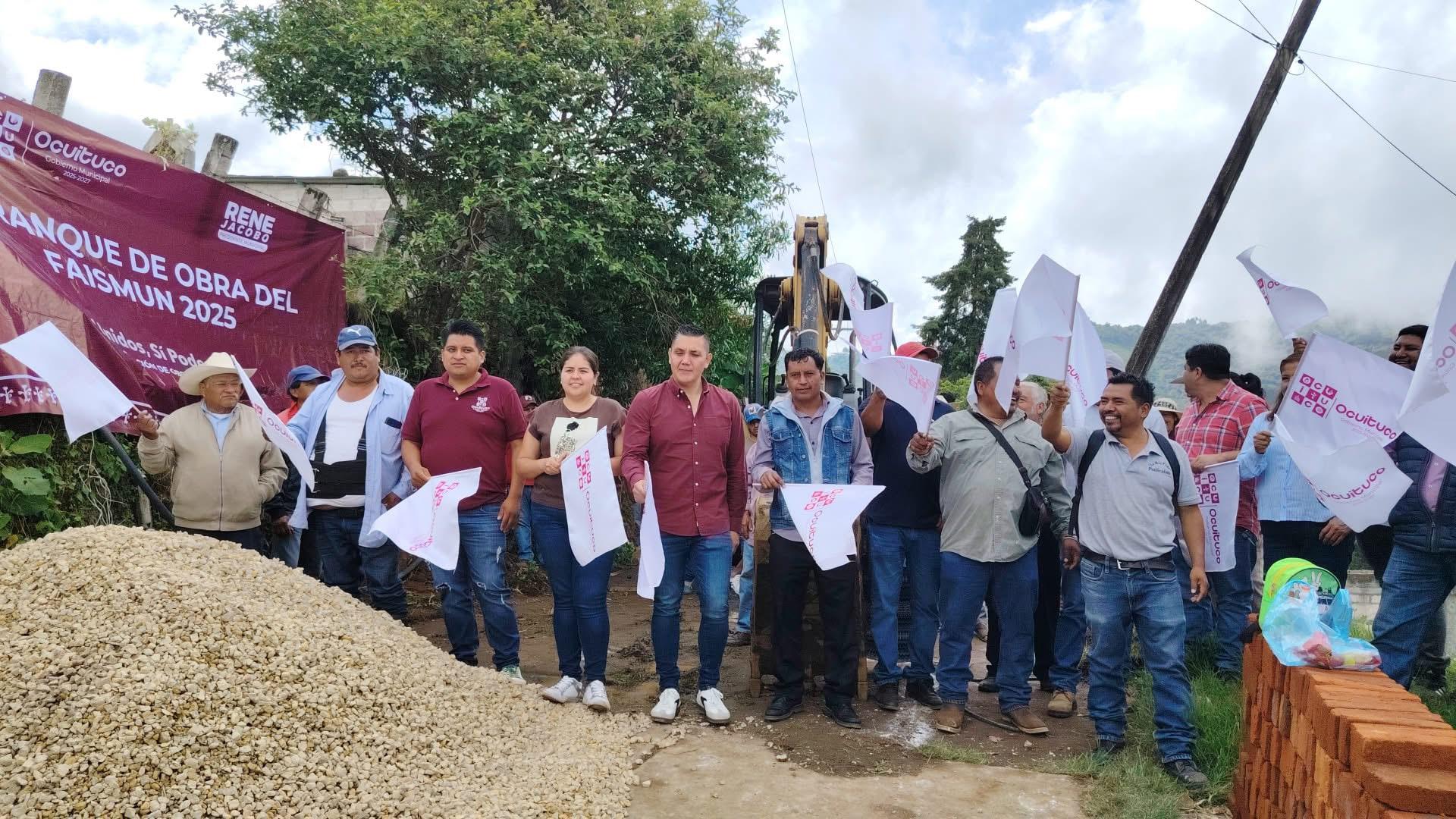Arranca René Jacobo obra en Metepec