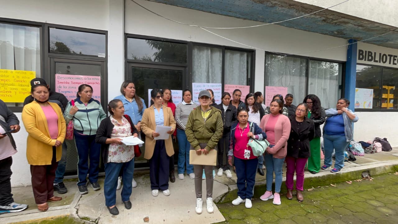 Docentes de nueve preescolares de los Altos de Morelos piden destitución de supervisora