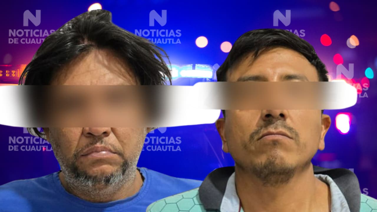 Detienen a tres sujetos con droga y armas en Yecapixtla