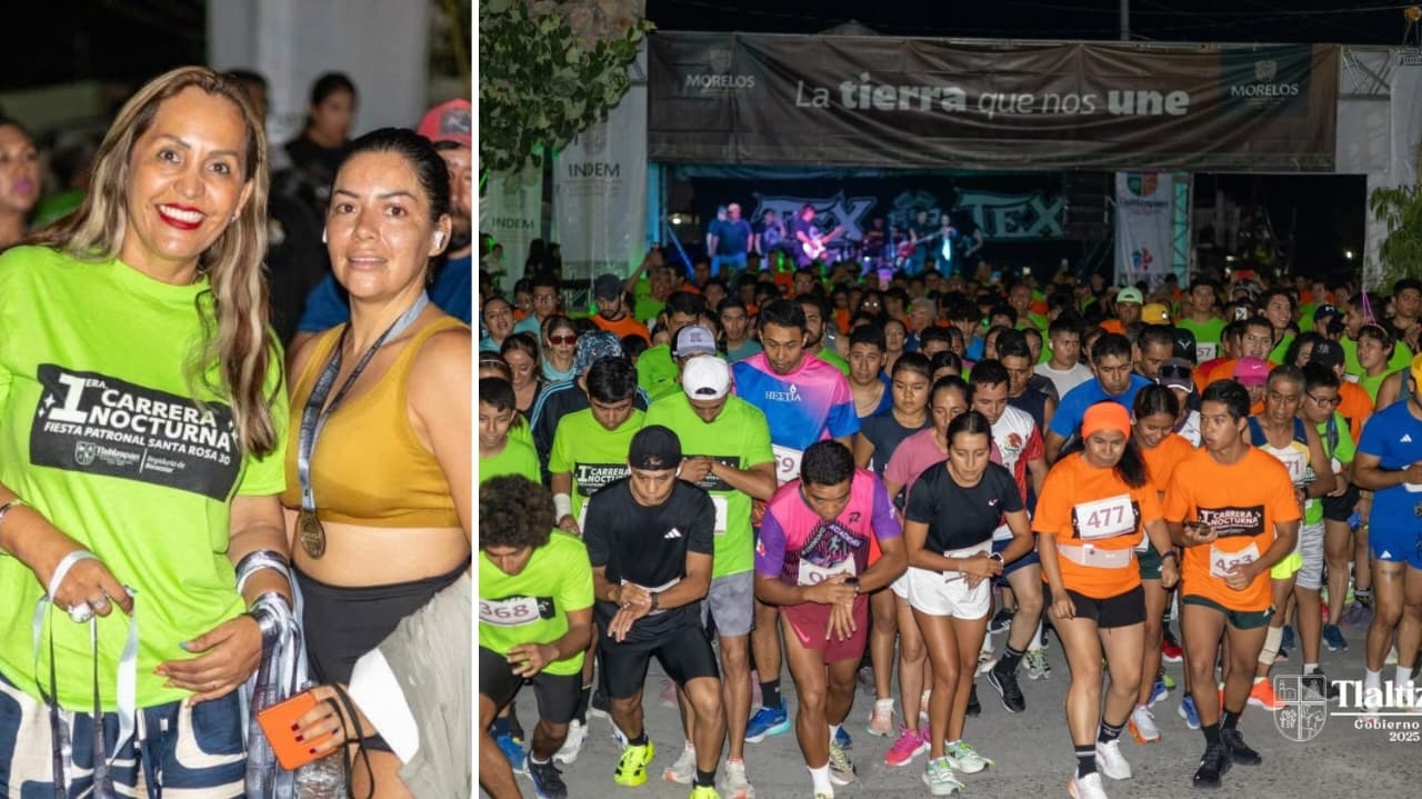 Tlaltizapán vive la Carrera Nocturna 5K