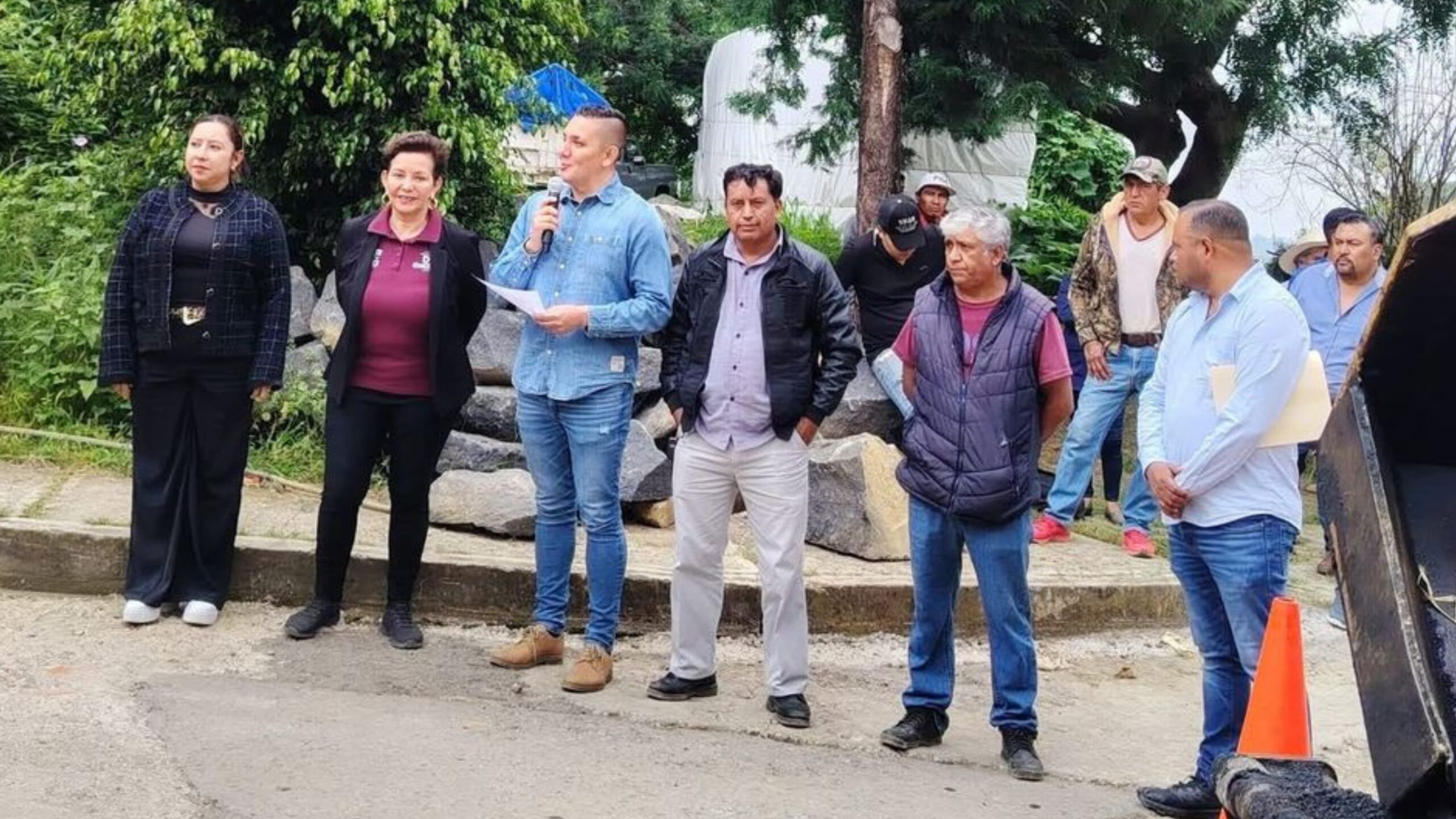 Ocuituco Inicia Pavimentación de la Calle Circunvalación