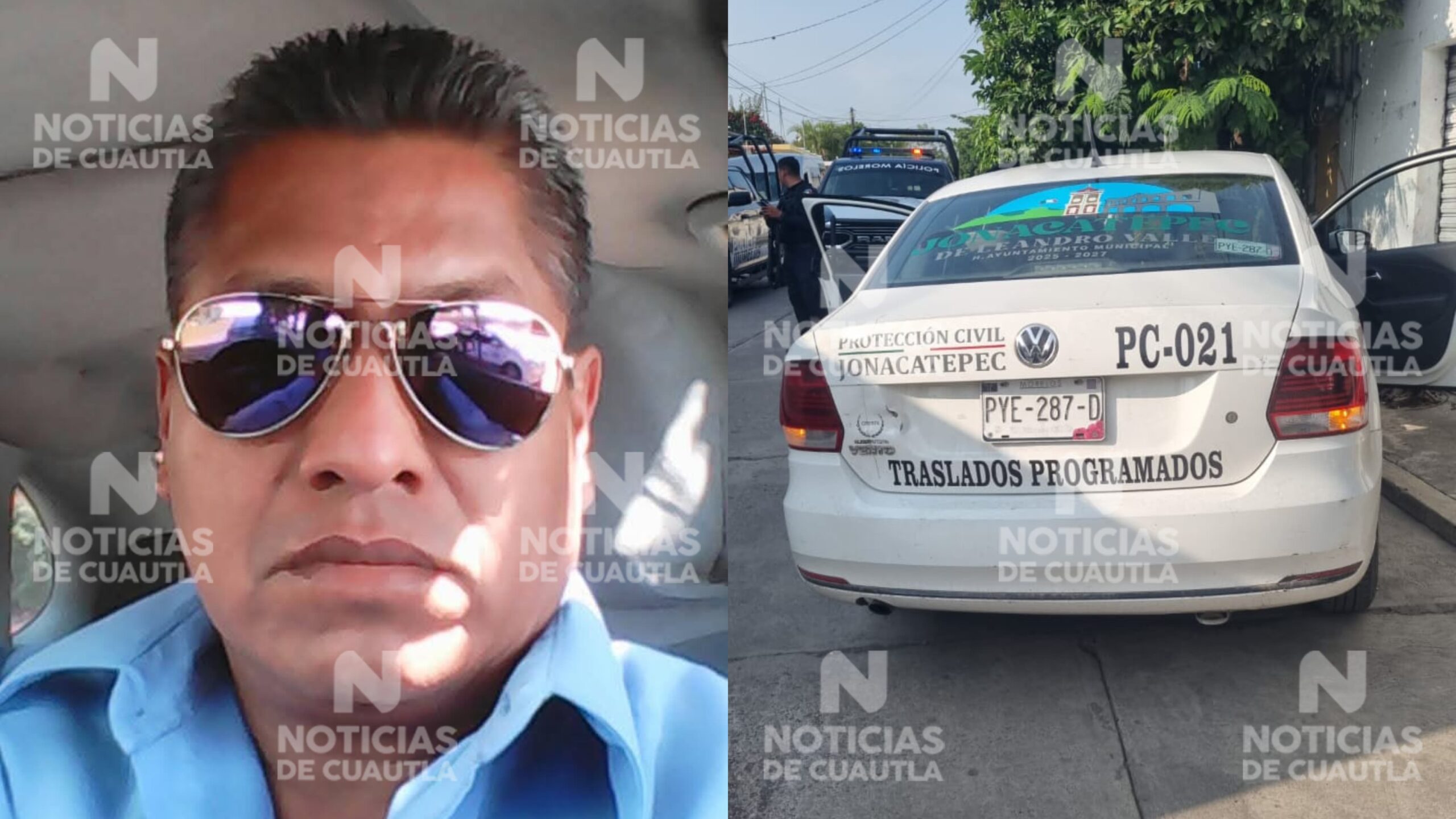 Ejecutan a director administrativo de la policía de Protección Civil de Jonacatepec