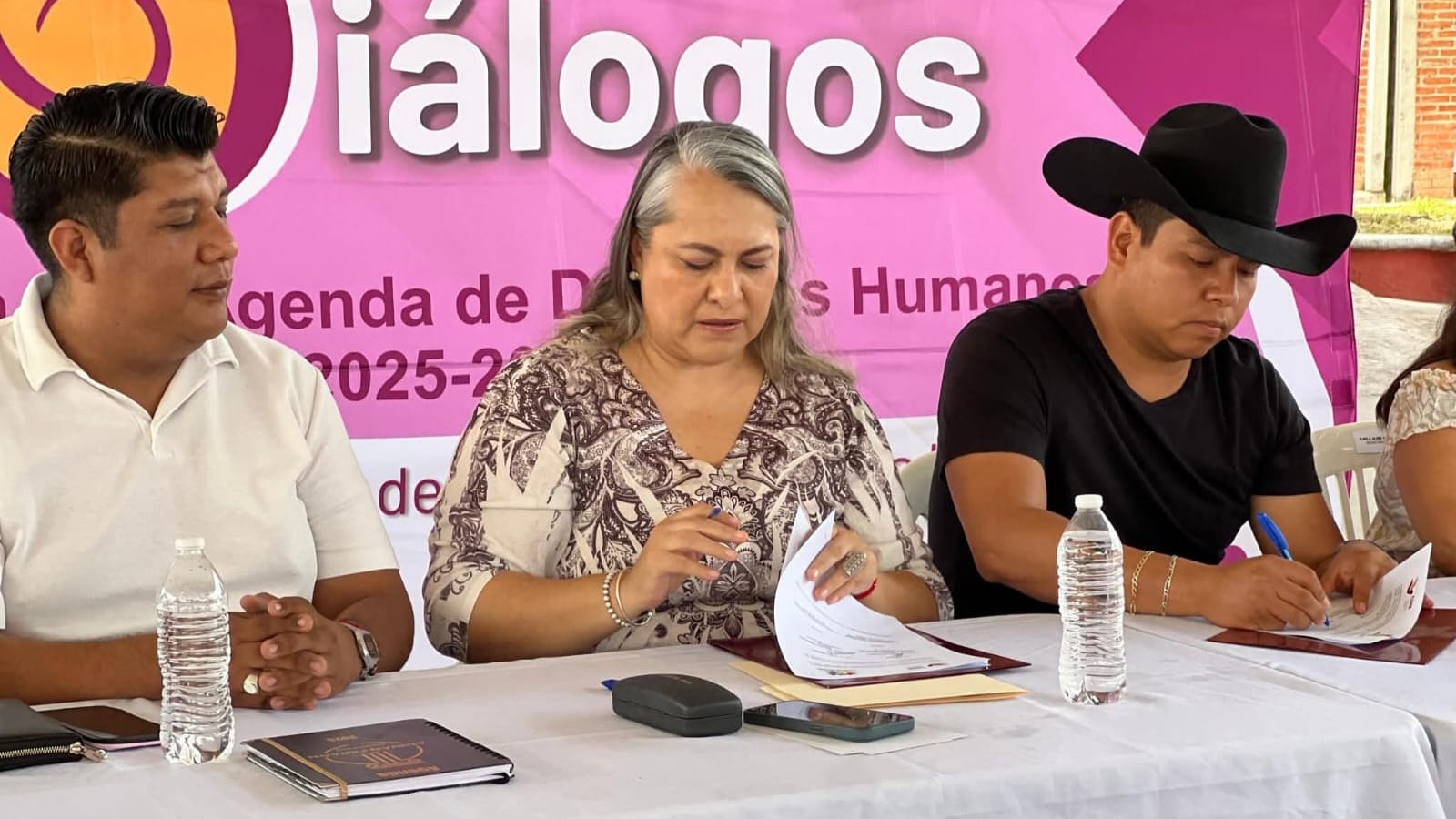Firma Jantetelco y CDHM convenio de colaboración por los derechos humanos