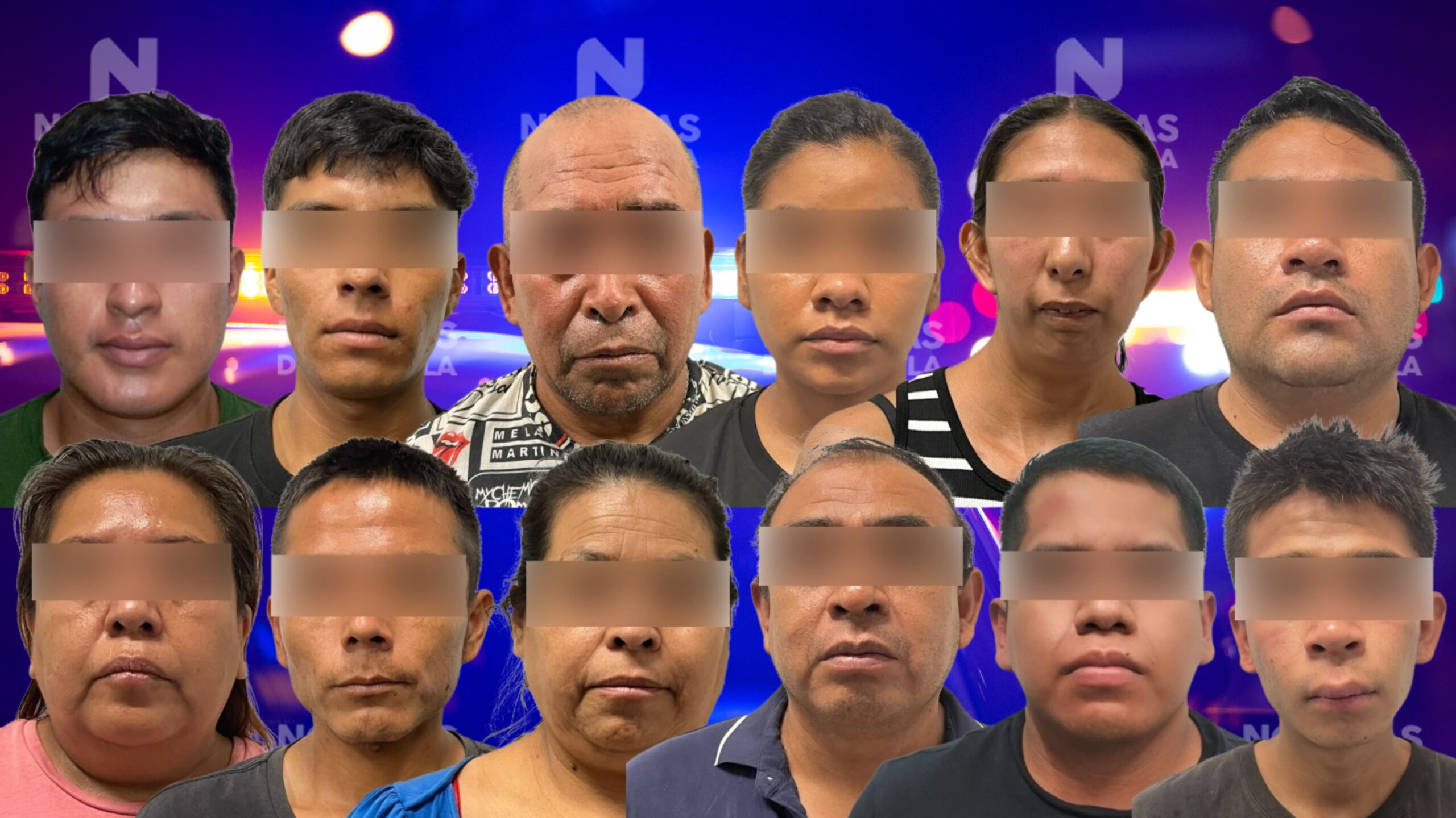 Prisión preventiva para «La Patrona» y su banda que operaba en Temoac