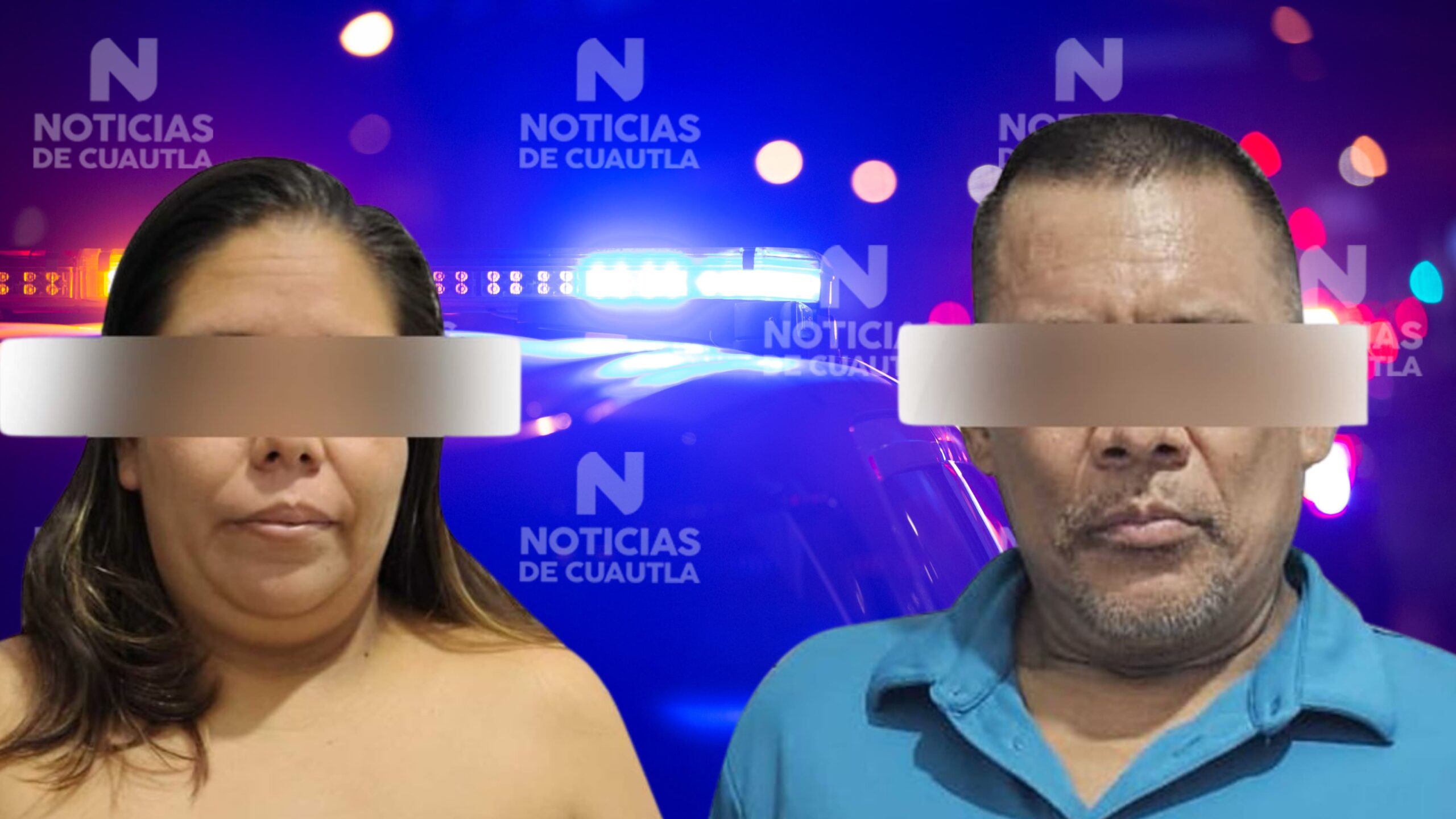 Detienen a pareja por delitos contra la salud en Ayala