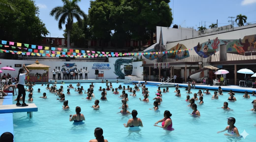 Organiza balneario Agua Hedionda Tardeada Mexicana