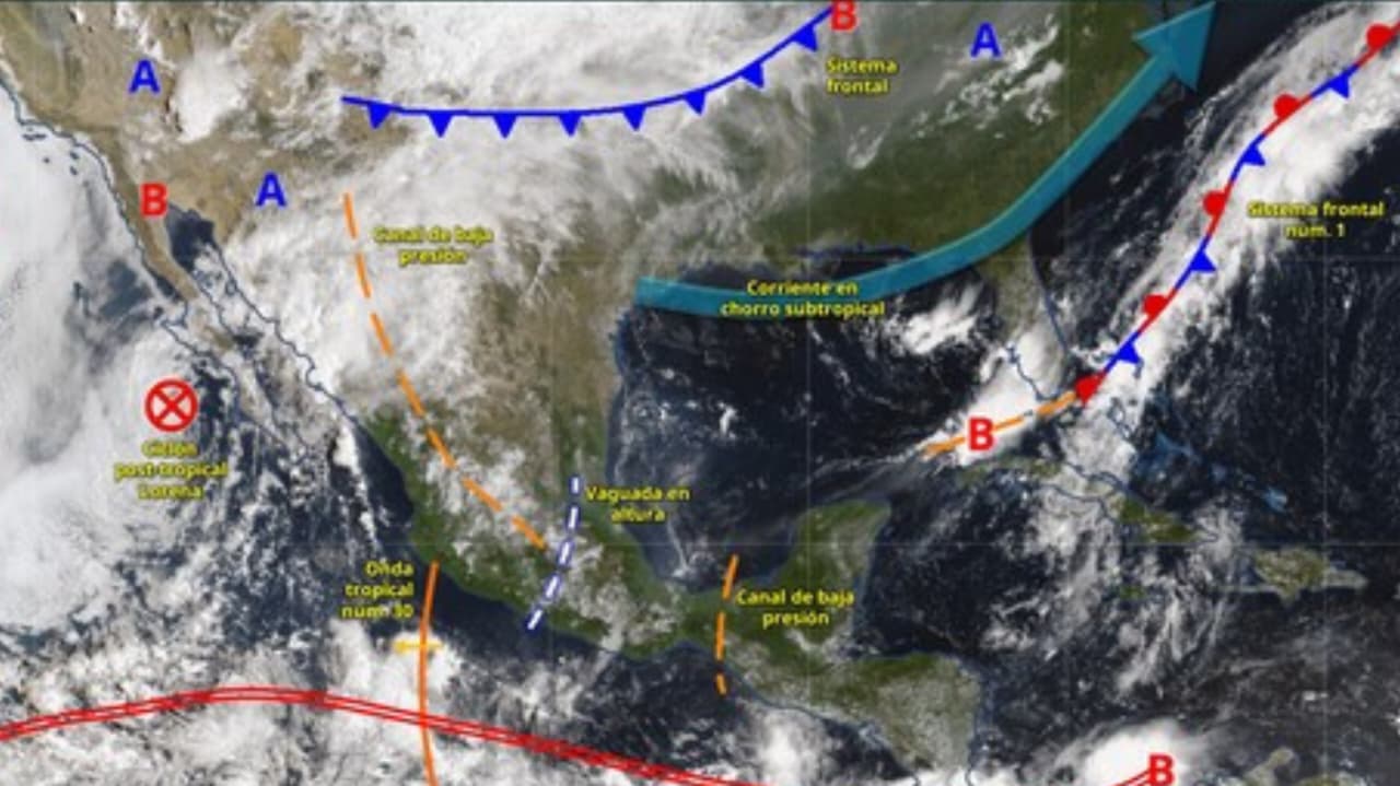 Pronostican lluvias para este sábado y domingo en Morelos