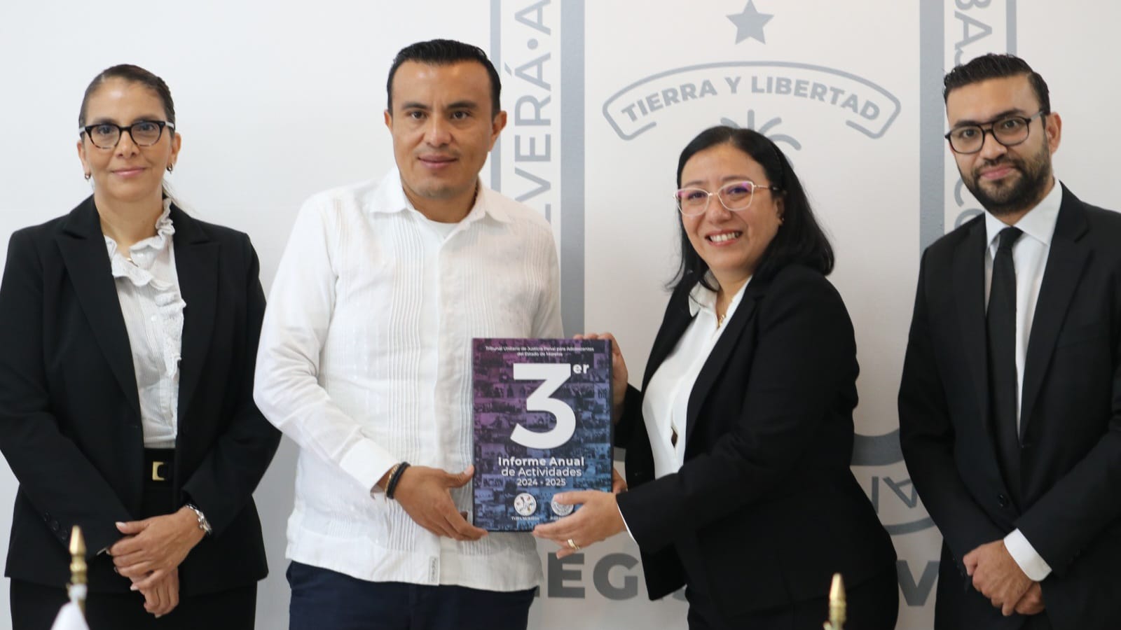 Recibe Congreso del Estado informe anual del TUJPA