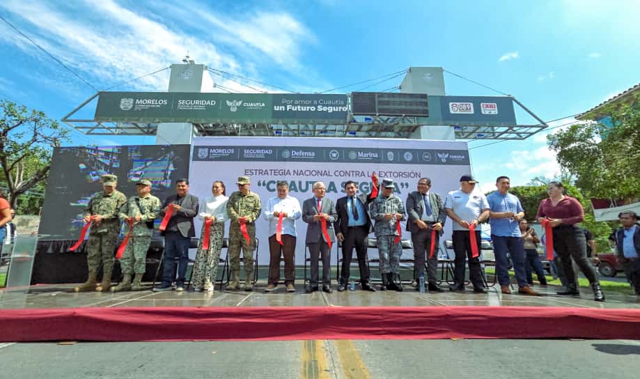 Refuerzan seguridad en Cuautla con el primer arco de videovigilancia