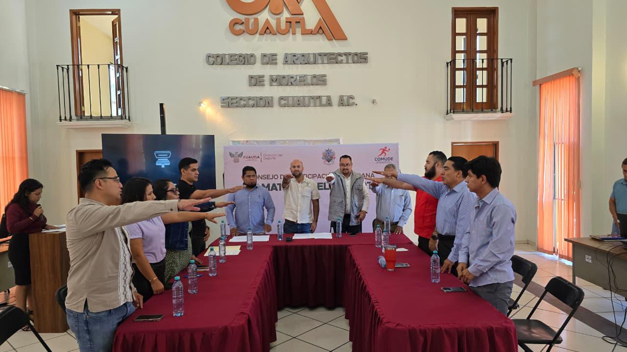 Instala Ayuntamiento de Cuautla Consejo de Participación Ciudadana en materia de Deporte