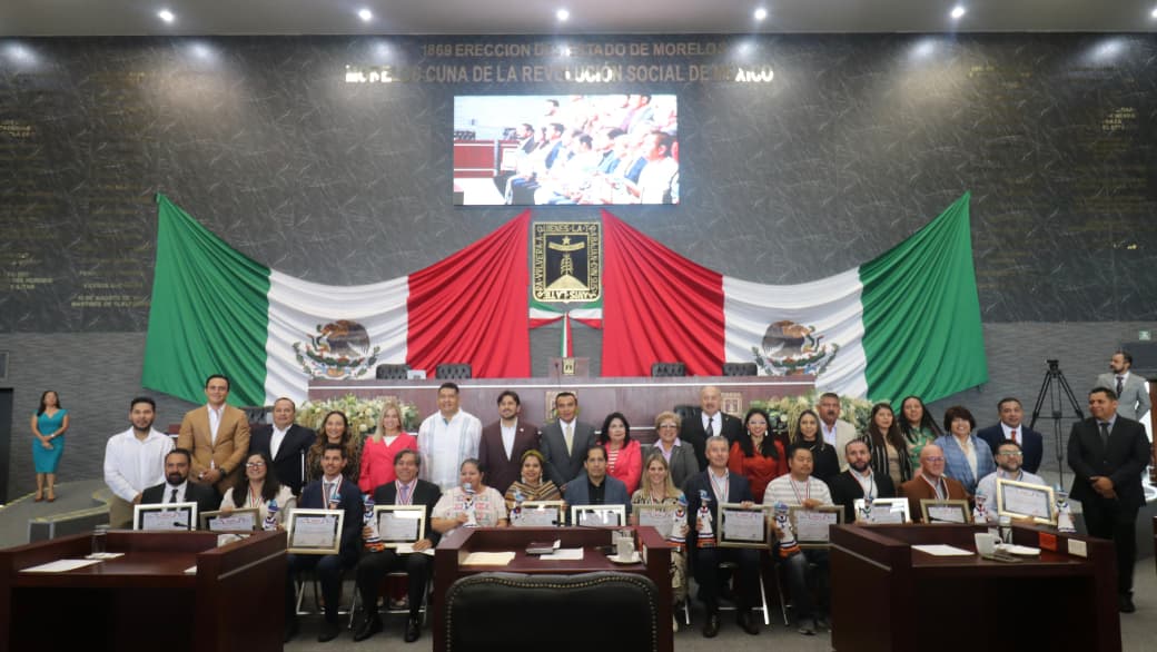 Entrega Congreso de Morelos reconocimiento al Mérito Turístico «Primavera» 2025