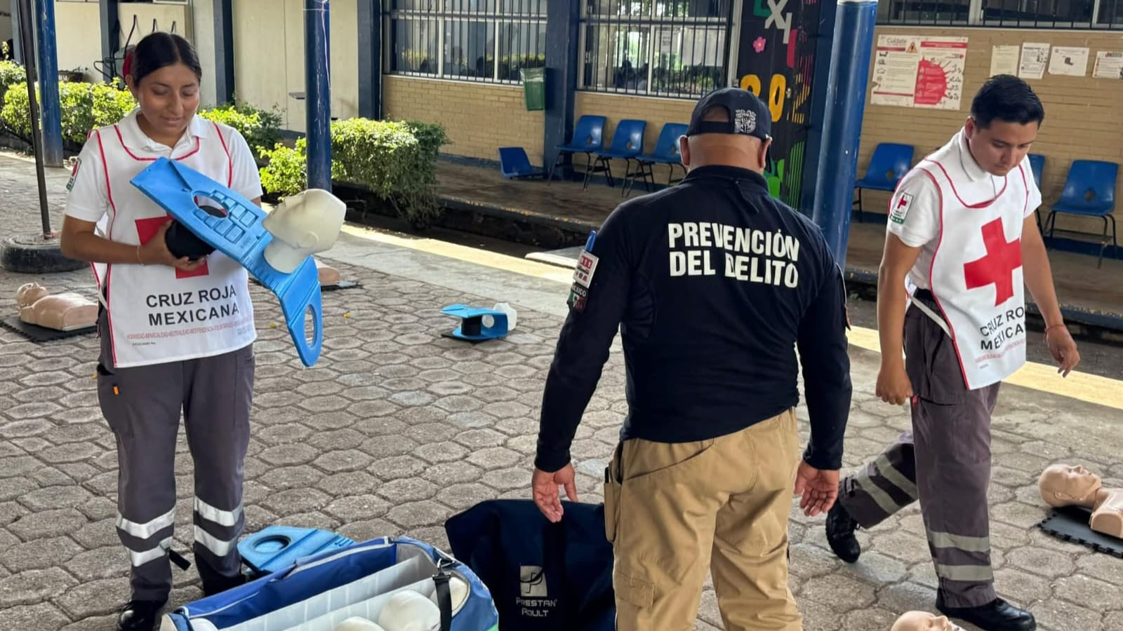 Realizan taller de Primeros Auxilios en Bachilleres Plantel 11 de Jantetelco