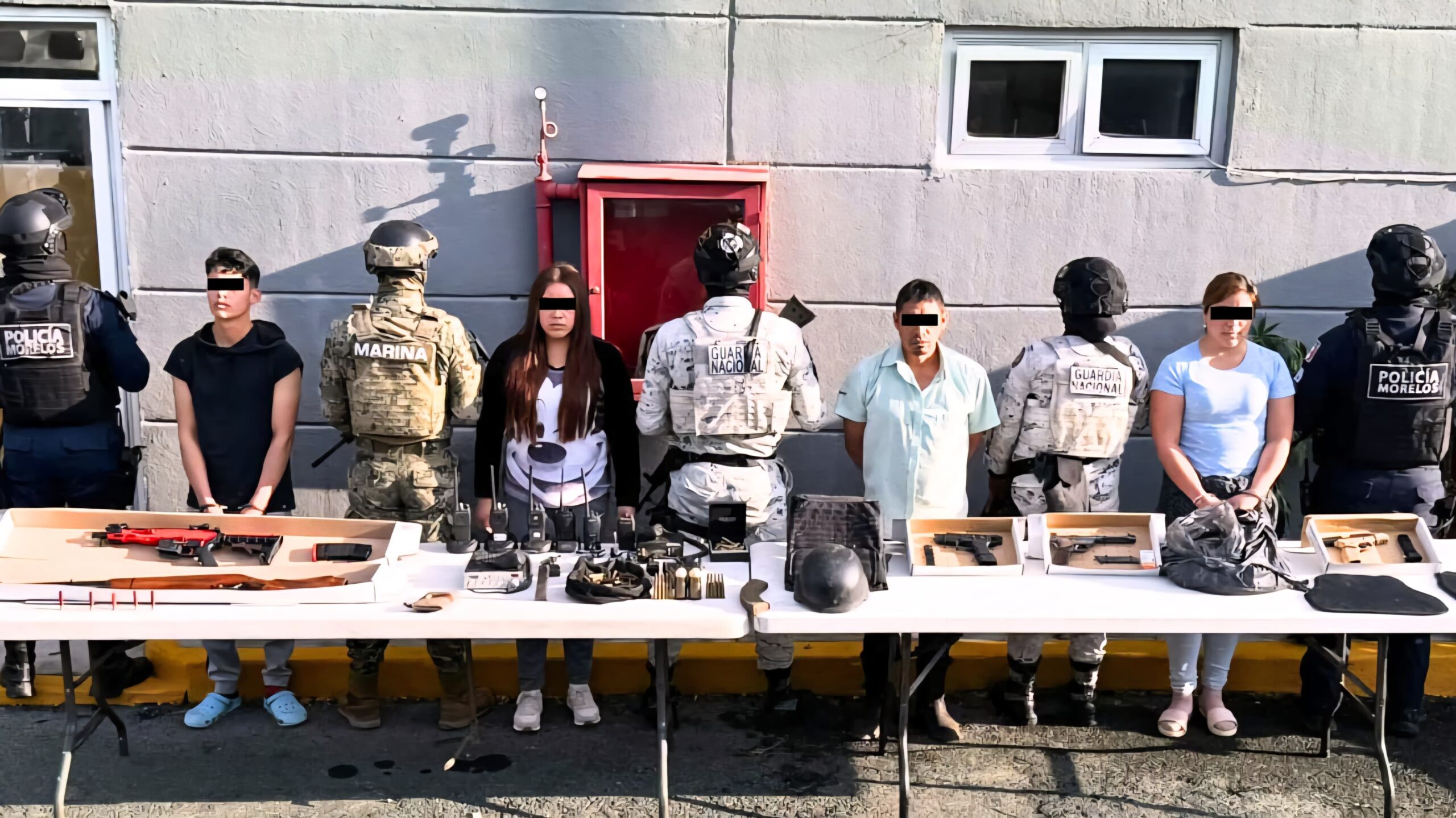 Aseguran a cuatro personas en Huitzilac