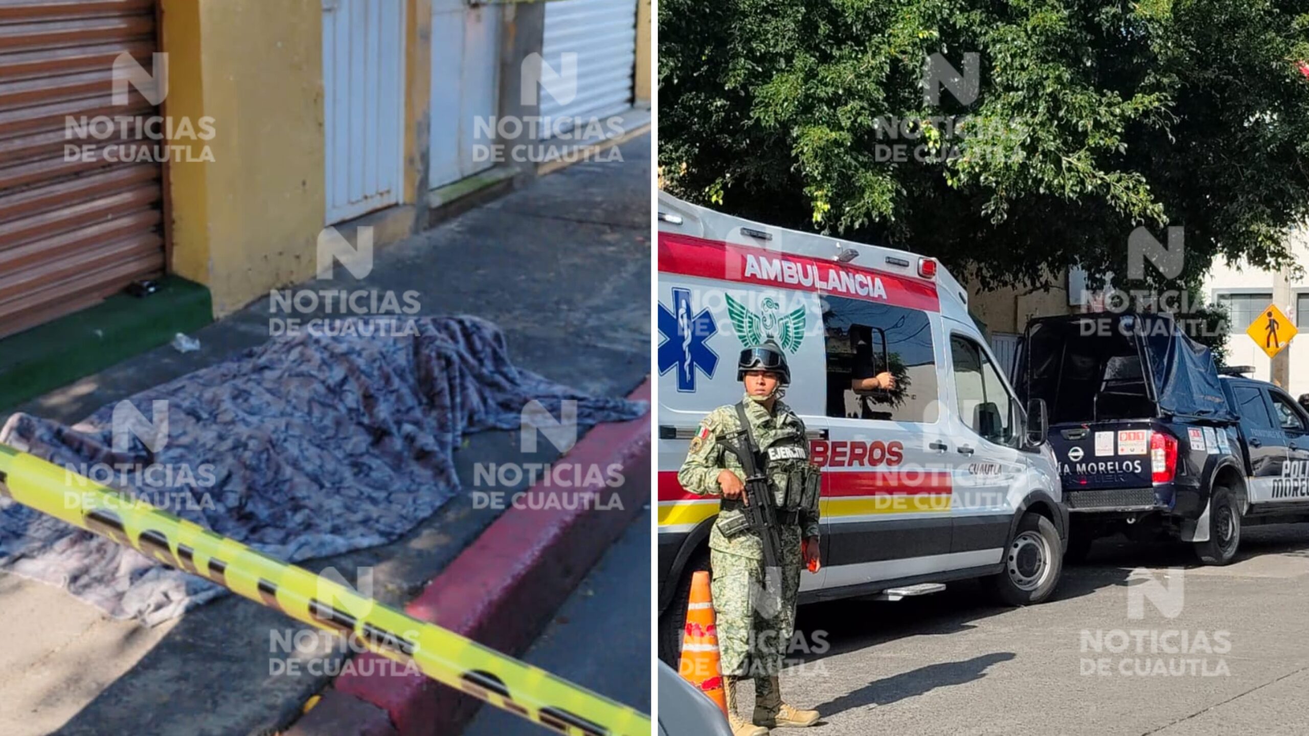 Muere hombre tras infarto en pleno Centro de Cuautla