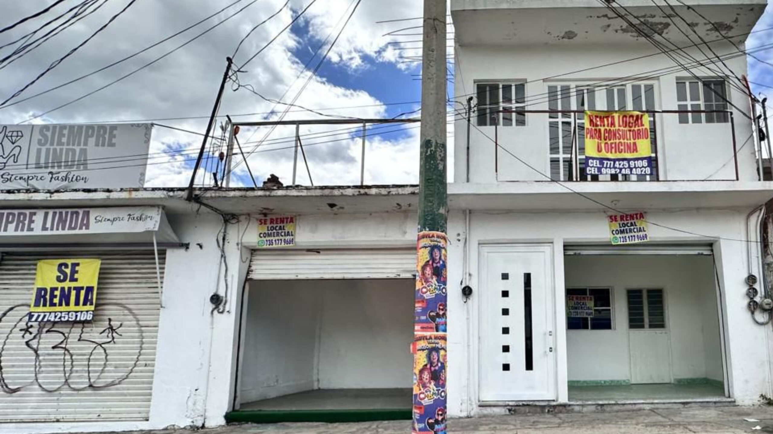 Renta y venta de locales y casas van a la baja en Cuautla