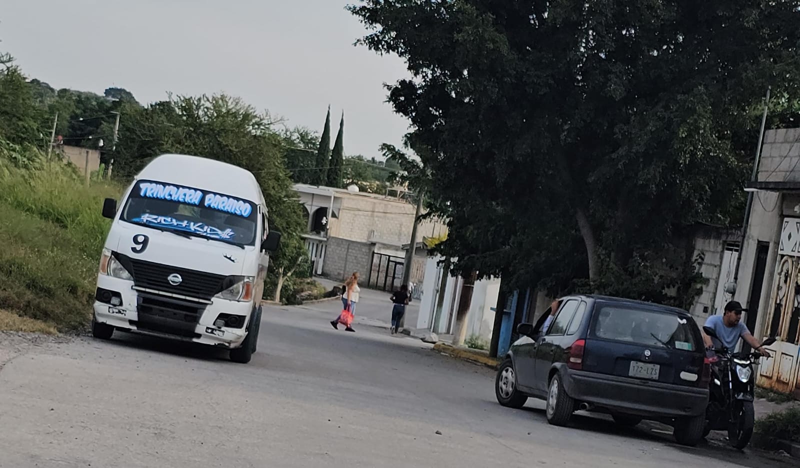 Para labores ruta 9 con derrotero Trinchera – Paraíso