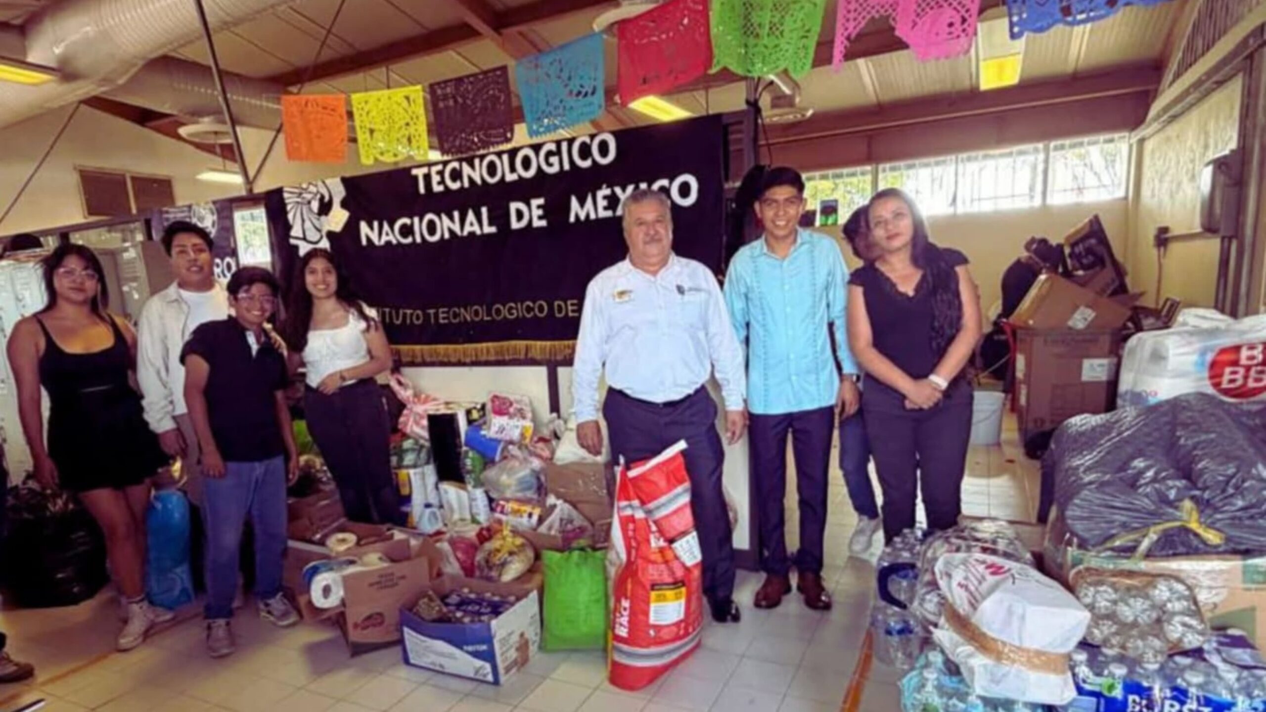 Envía Instituto Tecnológico de Cuautla víveres al Tecnológico de Cerro Azul de Veracruz