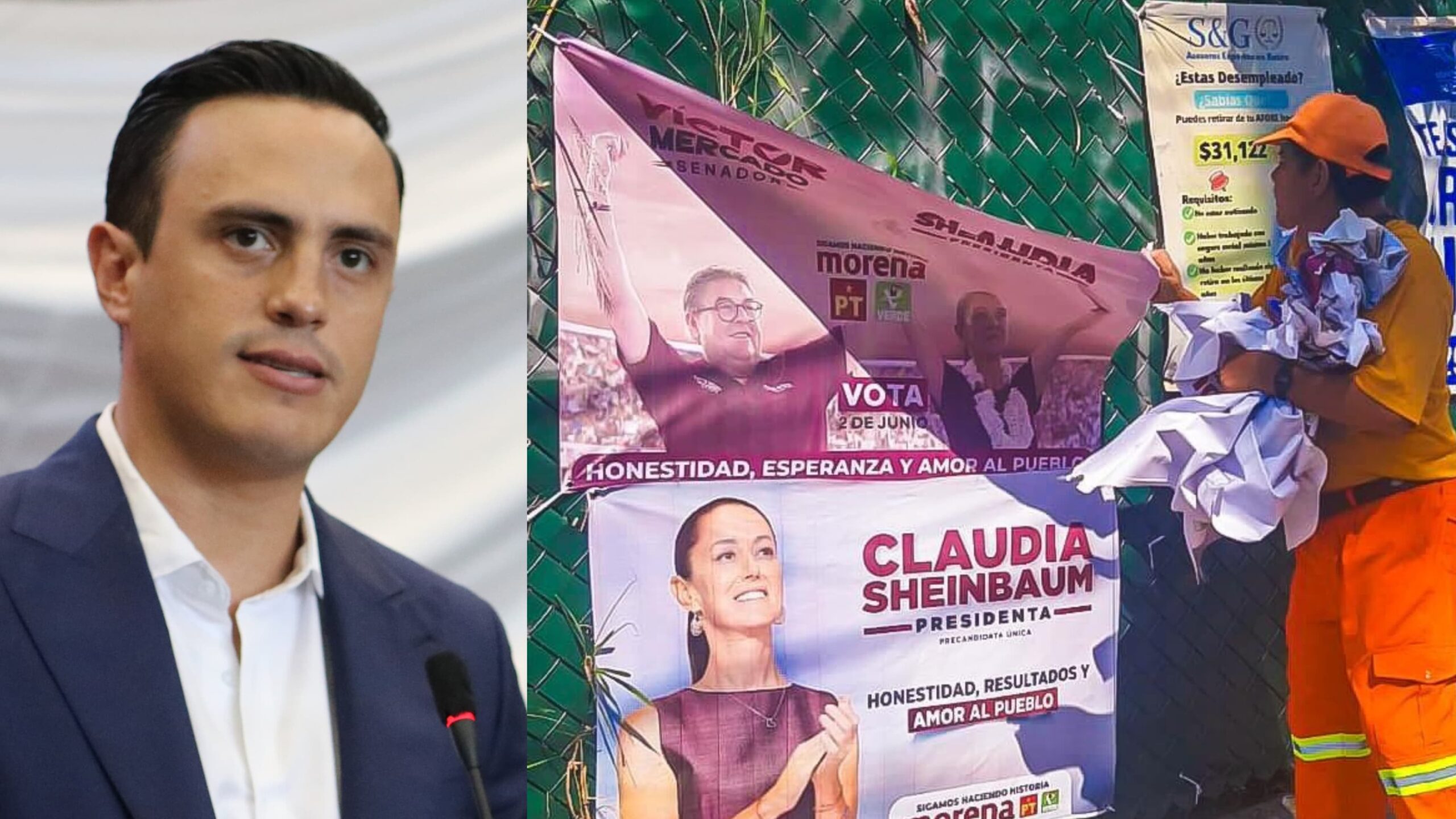 Propone Diputado prohibir colocación de publicidad en postes y mobiliario urbano en Morelos