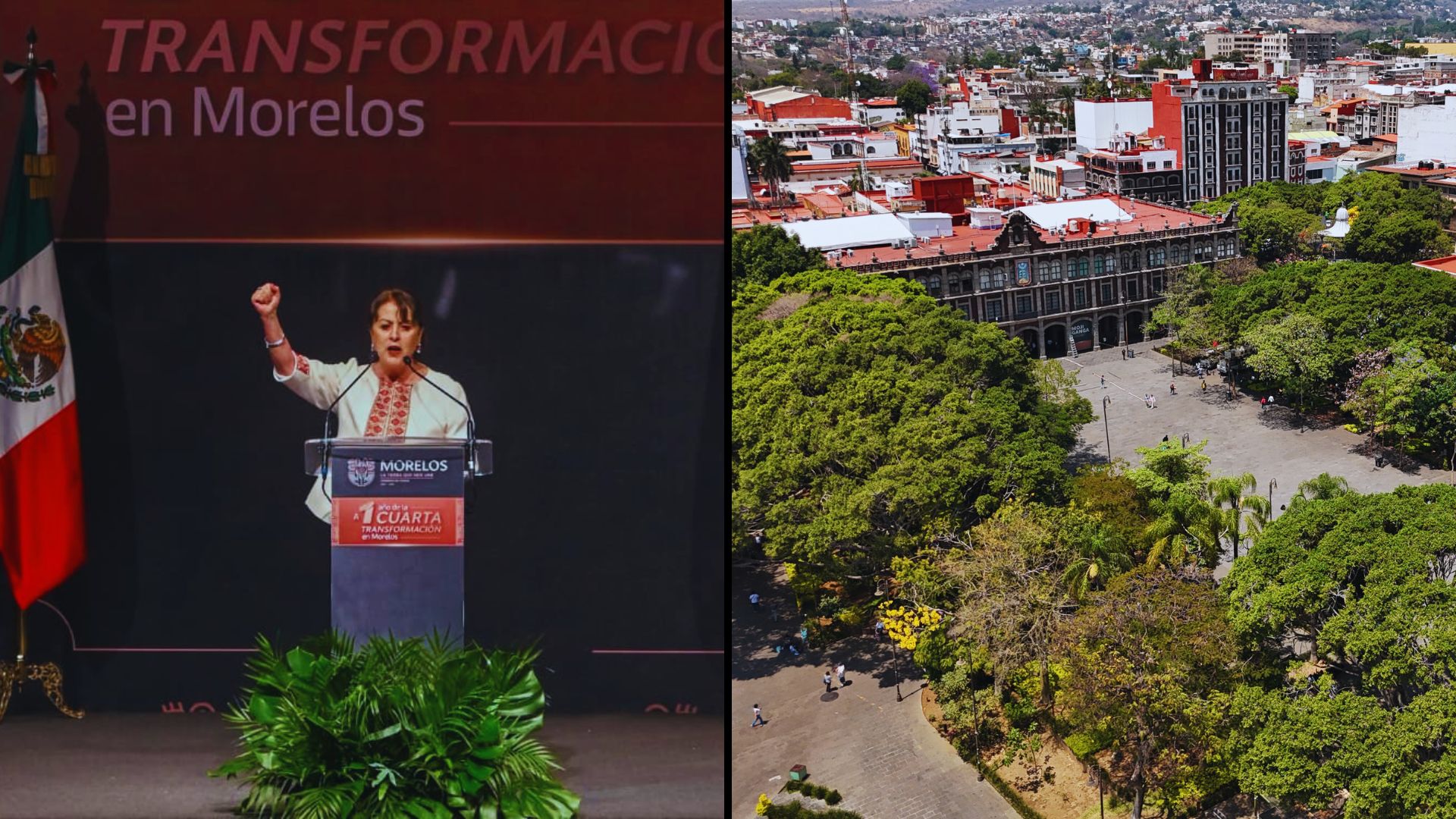 Margarita González Saravia presenta informe de resultados a 1 año de gobierno en Morelos