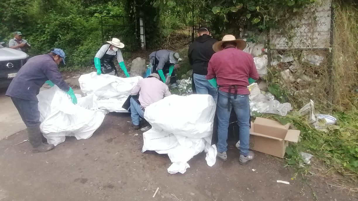 Ocuituco refuerza acciones para el manejo seguro de desechos químicos