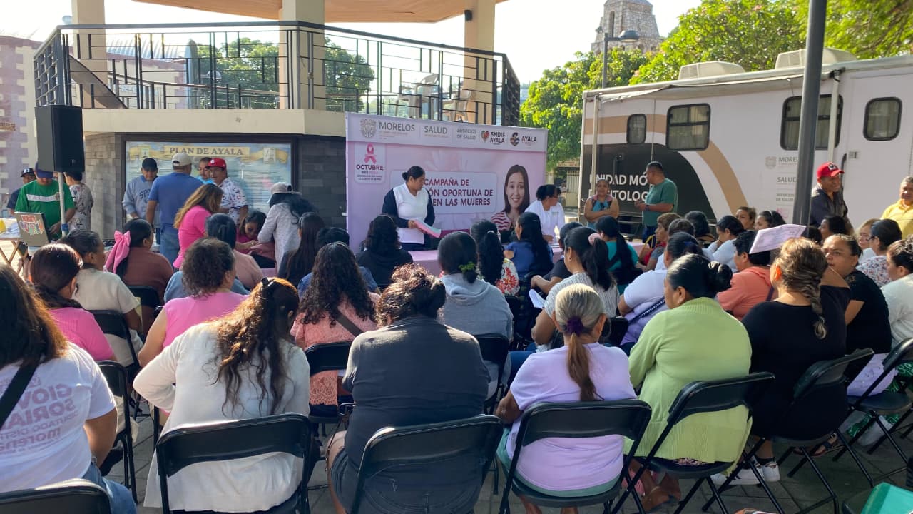 Realizan campaña gratuita para detectar cáncer en mujeres en Ayala