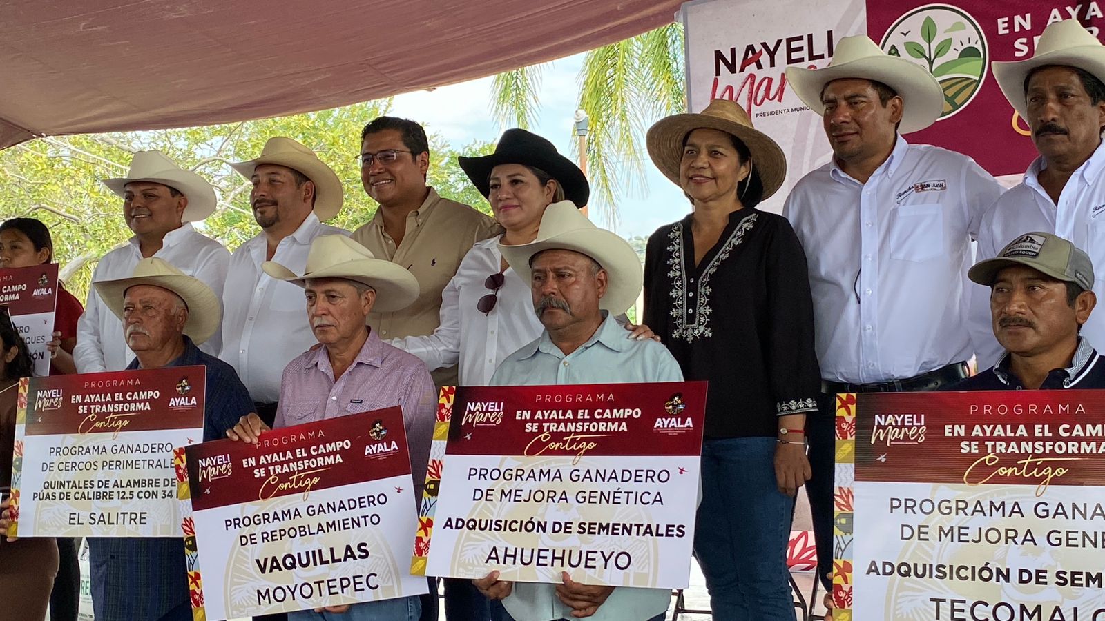 Fortalece Nayeli Mares el campo con la entrega de apoyos