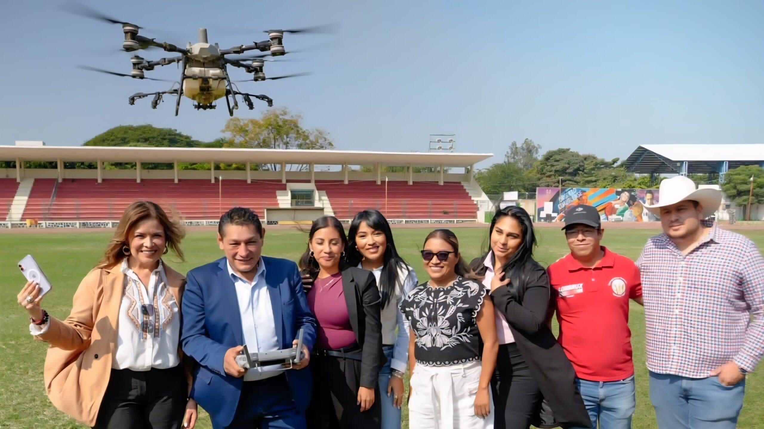 Adquiere Cuautla dron para fortalecer el sector agropecuario
