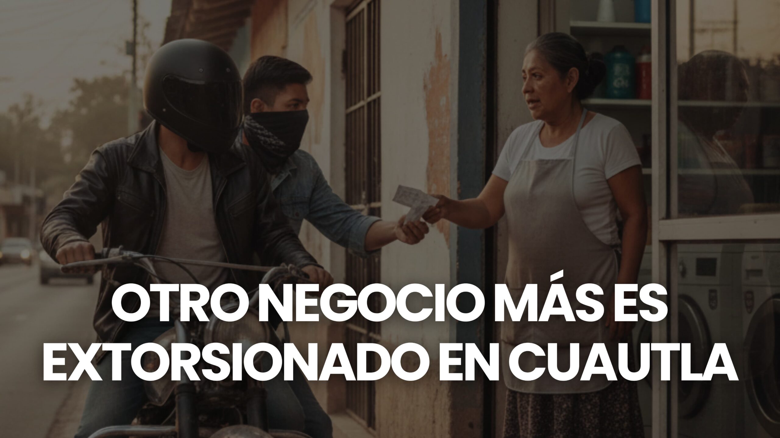 Amenazan a otro negocio en Cuautla con mensaje de extorsión