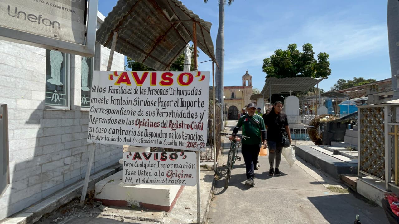 Baja demanda para limpiadores de tumbas en estos Días de Muertos