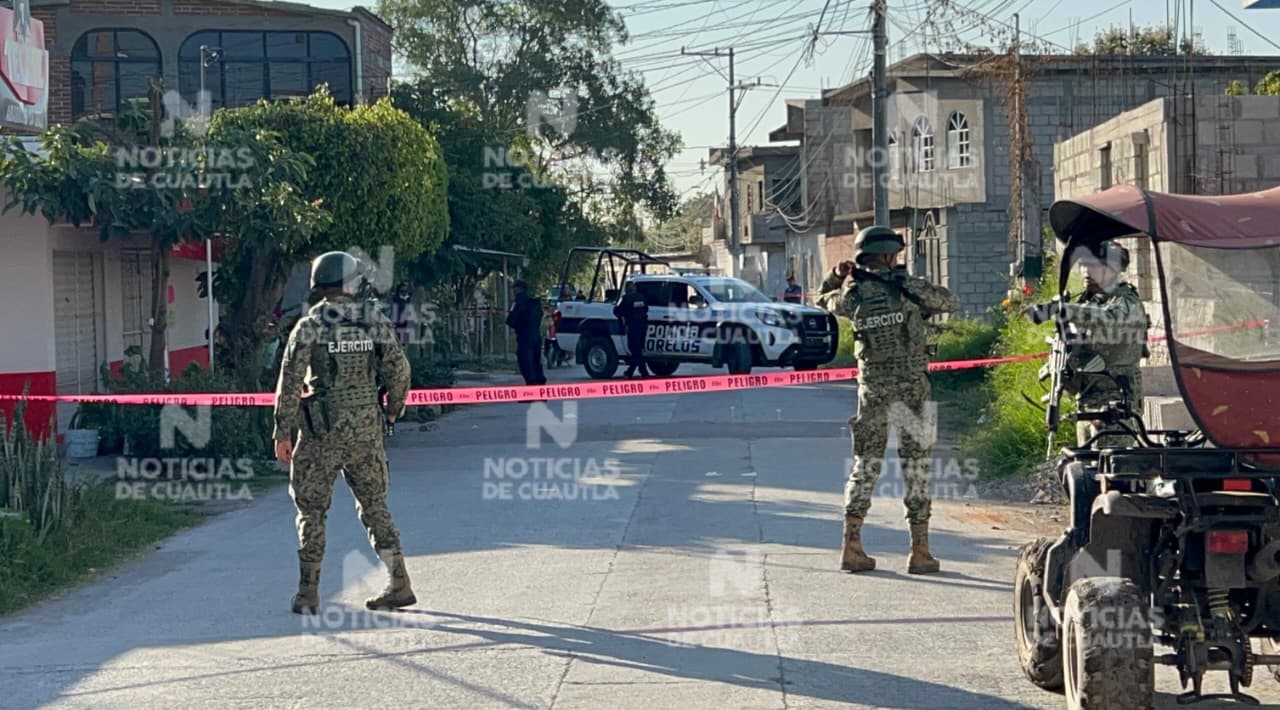 Balean a hombre en en los límites de Cuautla y Ayala